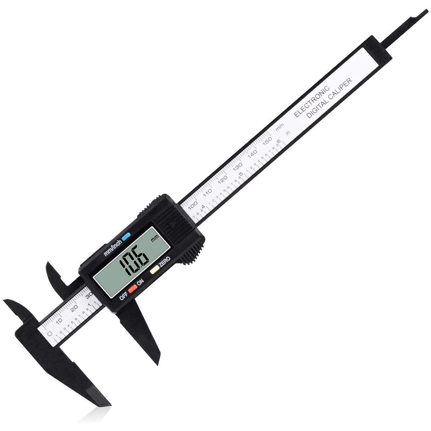 Adoric Digital Caliper (Stainless Steel, 0-6in)