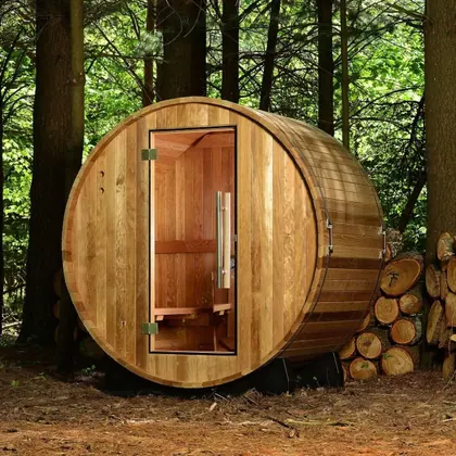 Almost Heaven Salem 2-Person Traditional Barrel Sauna — Almost Heaven
