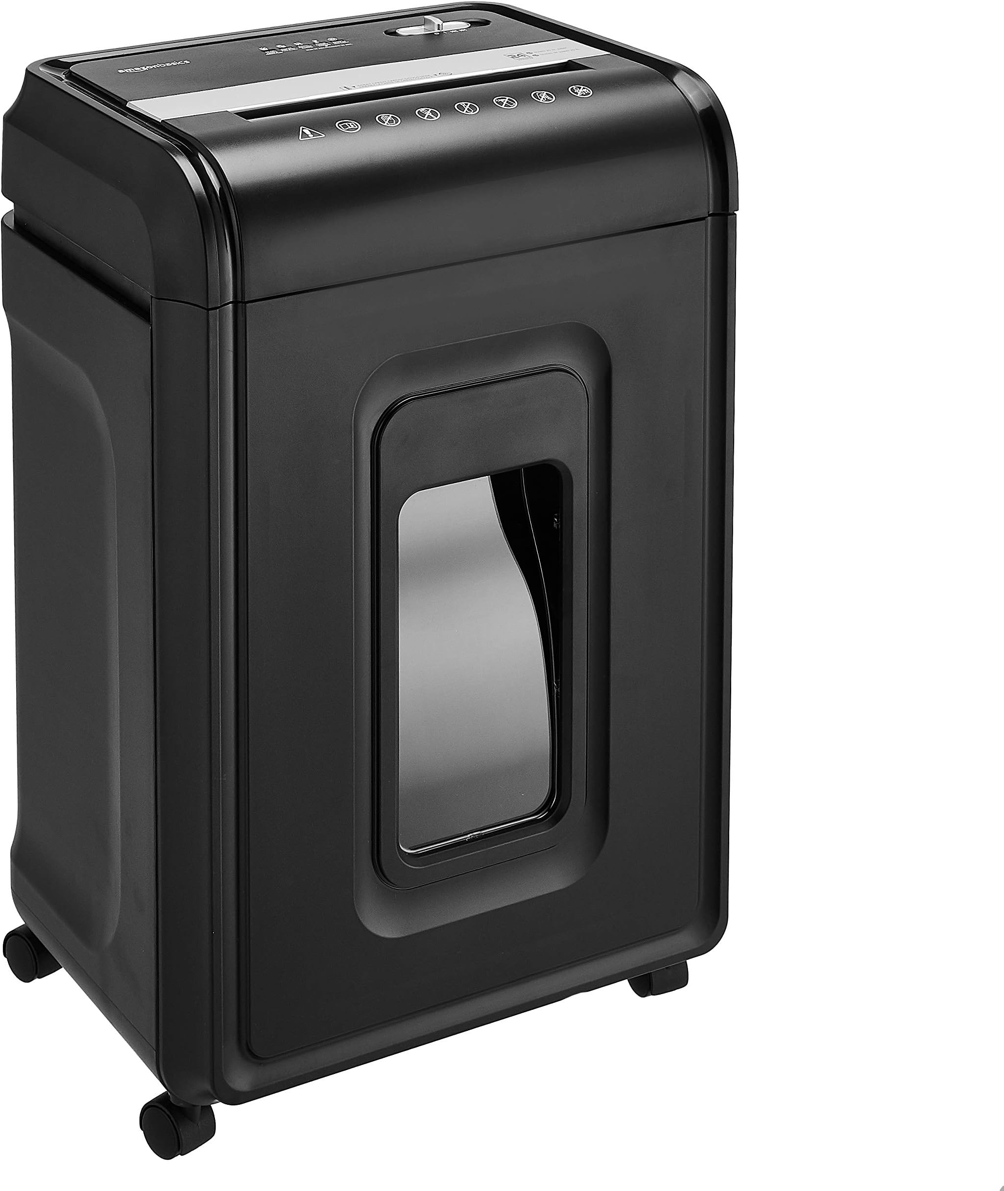 Amazon Basics 24-Sheet Cross-Cut Paper, CD and Credit Card Shredder