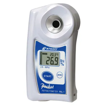 Atago PAL-1 Digital Pocket Refractometer (Brix 0-53%) — Atago