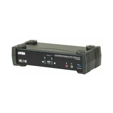 ATEN CS1922M 2-Port USB 3.0 4K DisplayPort MST KVMP Switch — ATEN