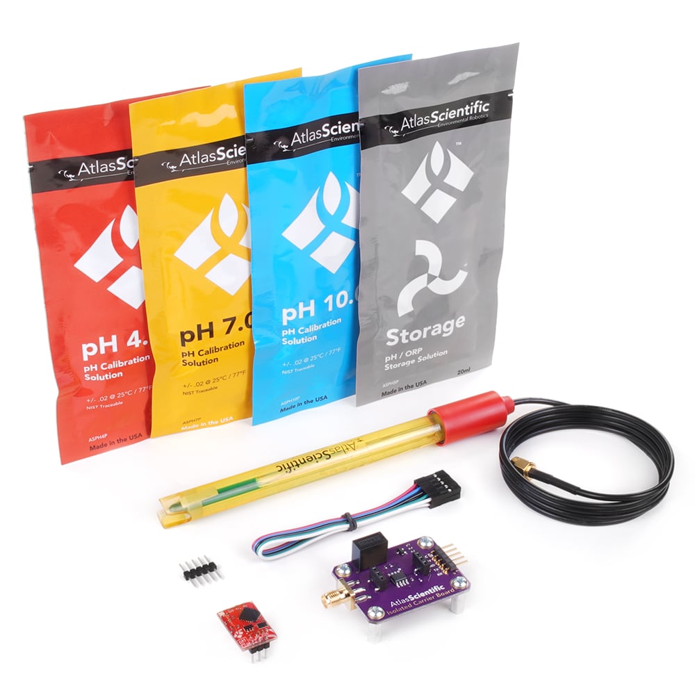 Atlas Scientific pH Kit (KIT-101P) — EZO pH Circuit + Gen 3 Lab Grade Probe