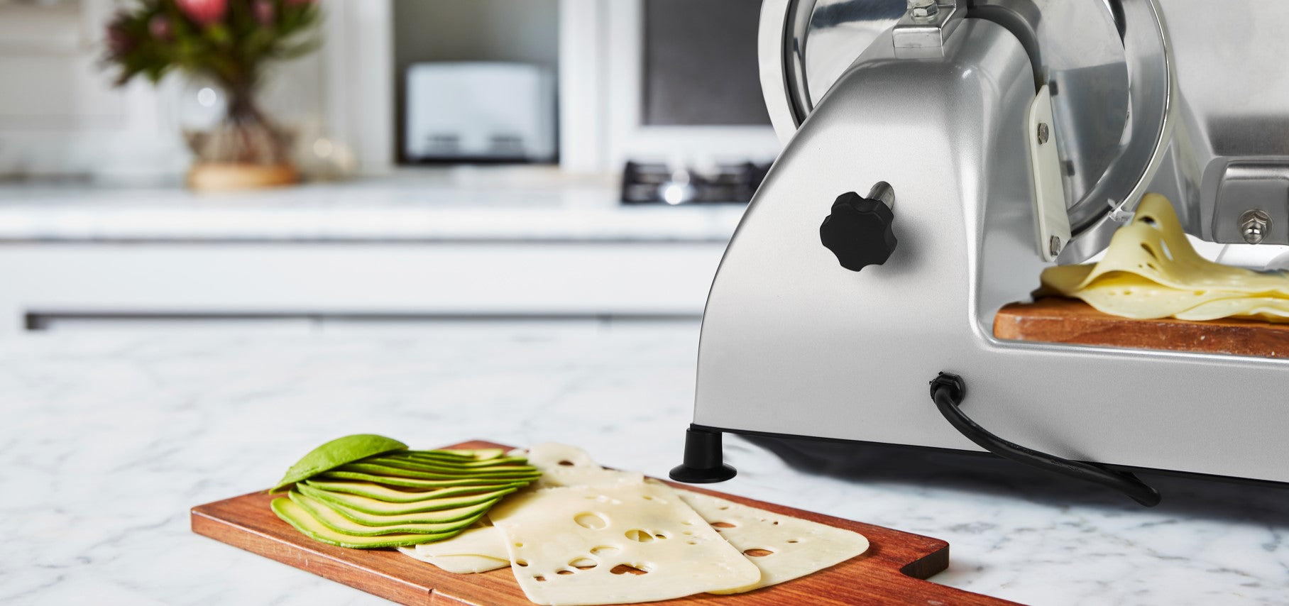BESWOOD 10" Premium Chromium-Plated Steel Blade Electric Deli Slicer (BESWOOD250)