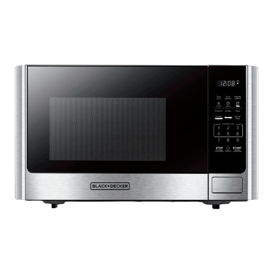 BLACK+DECKER EM925AB9 0.9 Cu. Ft. Countertop Microwave
