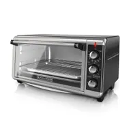 Black+Decker 8-Slice Extra Wide Convection Toaster Oven (TO3250XSB)