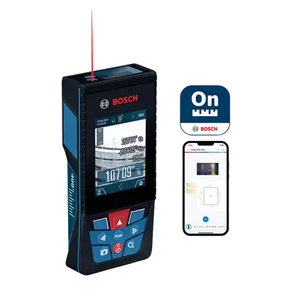 Bosch BLAZE GLM400CL Outdoor 400 ft. Connected Laser Measure with Camera