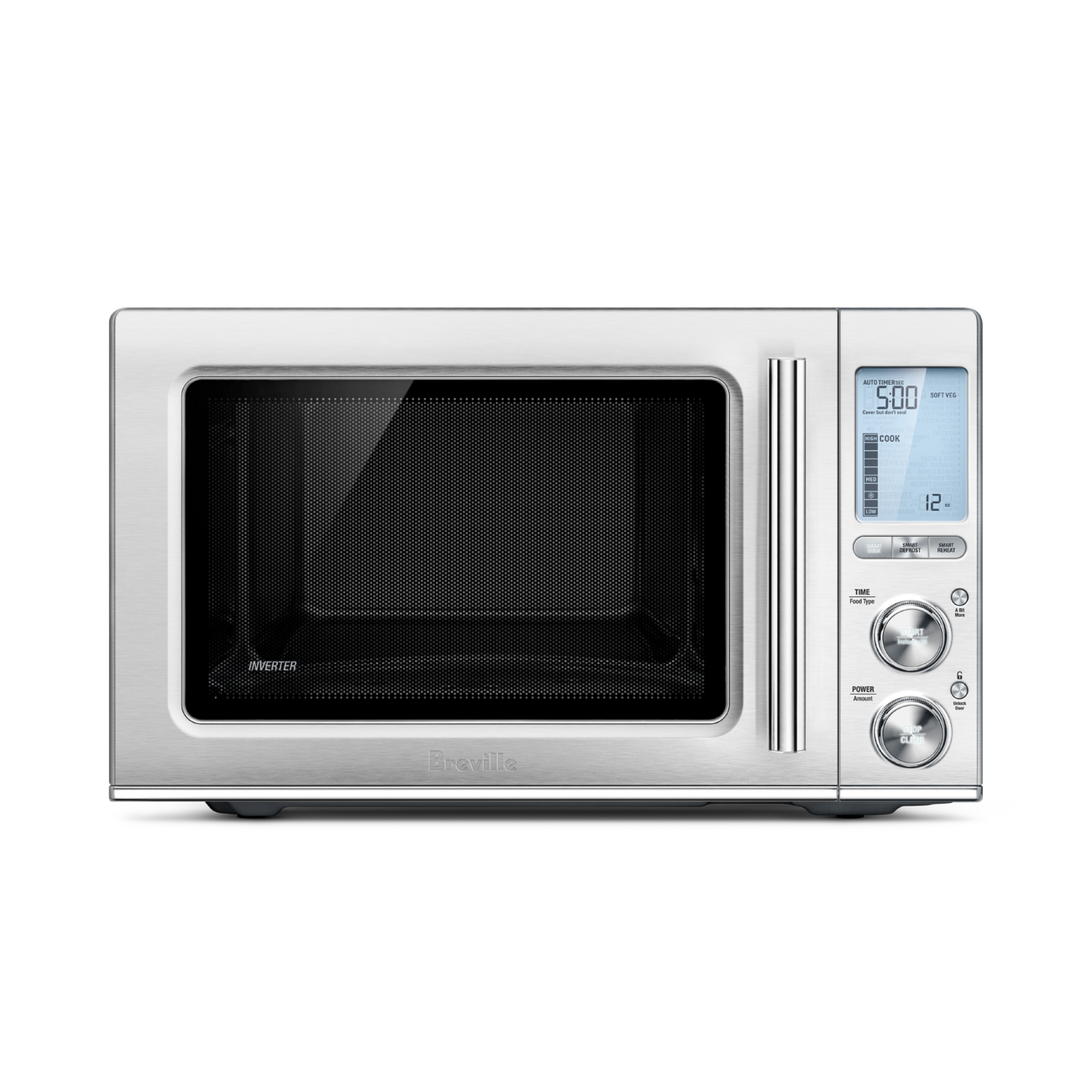 Breville Smooth Wave 1.2 Cu. Ft. Countertop Microwave (BMO850BSS)