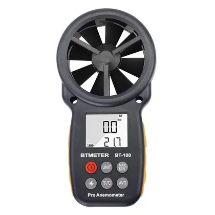 BTMETER BT-100APP Bluetooth Vane Anemometer — BTMETER