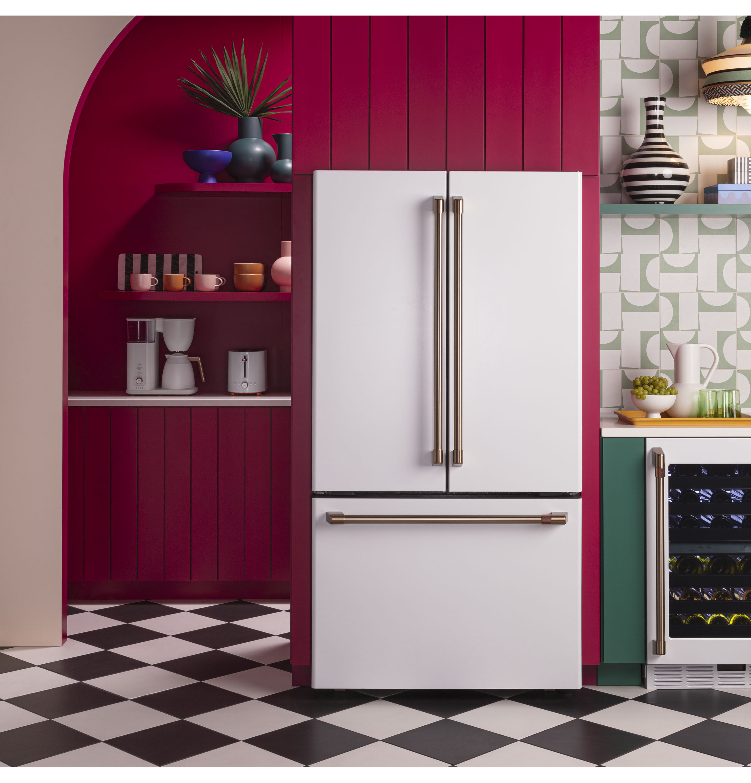 Cafe 23.1 cu. ft. Smart Counter-Depth French-Door Refrigerator