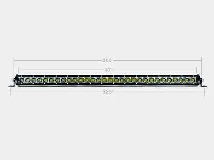 Cali Raised LED 32 in. Slim Single Row LED Light Bar