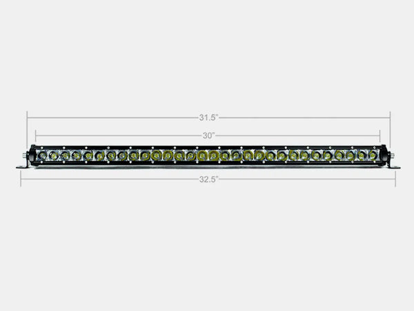 Cali Raised LED 32 in. Slim Single Row LED Light Bar