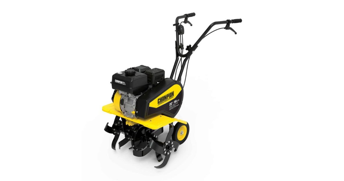 Champion Power Equipment 100379 22 in. 212cc 4-Stroke Front-Tine Tiller
