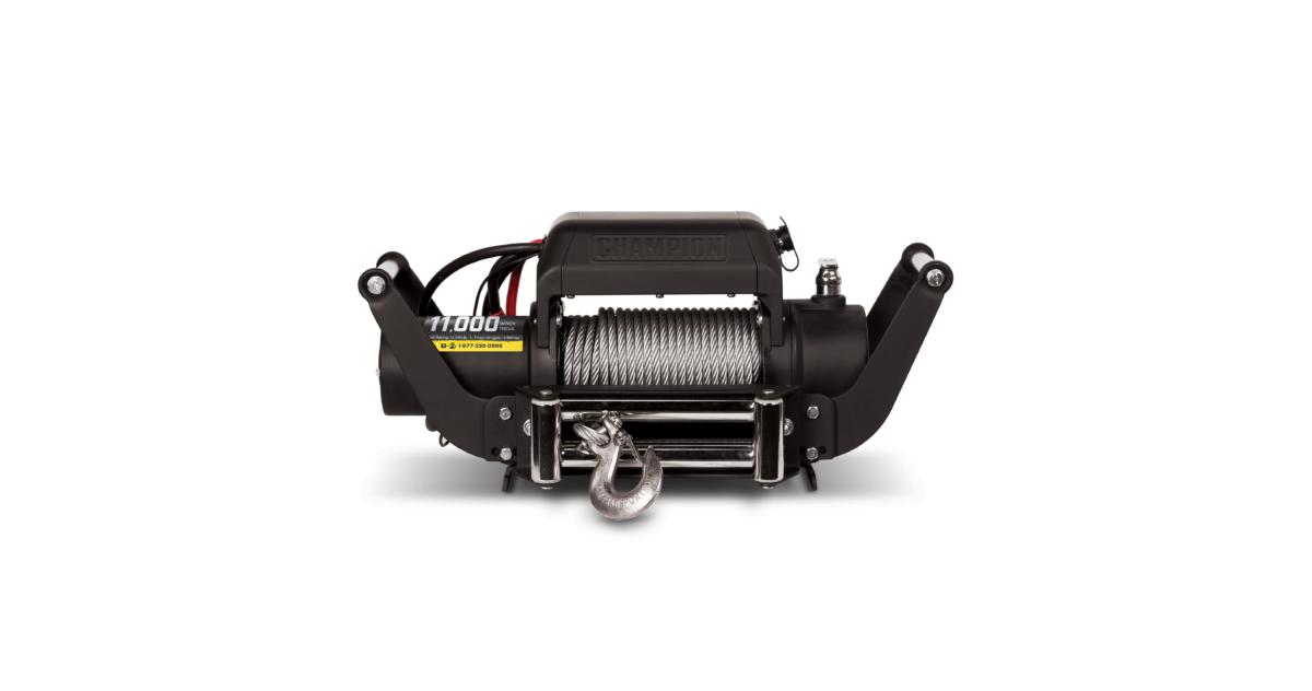 Champion 11,000 lb Winch Kit with Speed Mount
