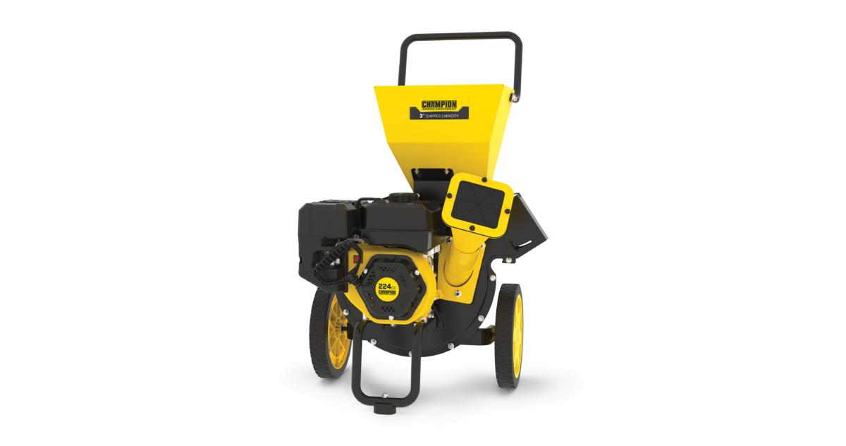 Champion Power Equipment 200905 3 in. Portable Chipper-Shredder with Collection Bag
