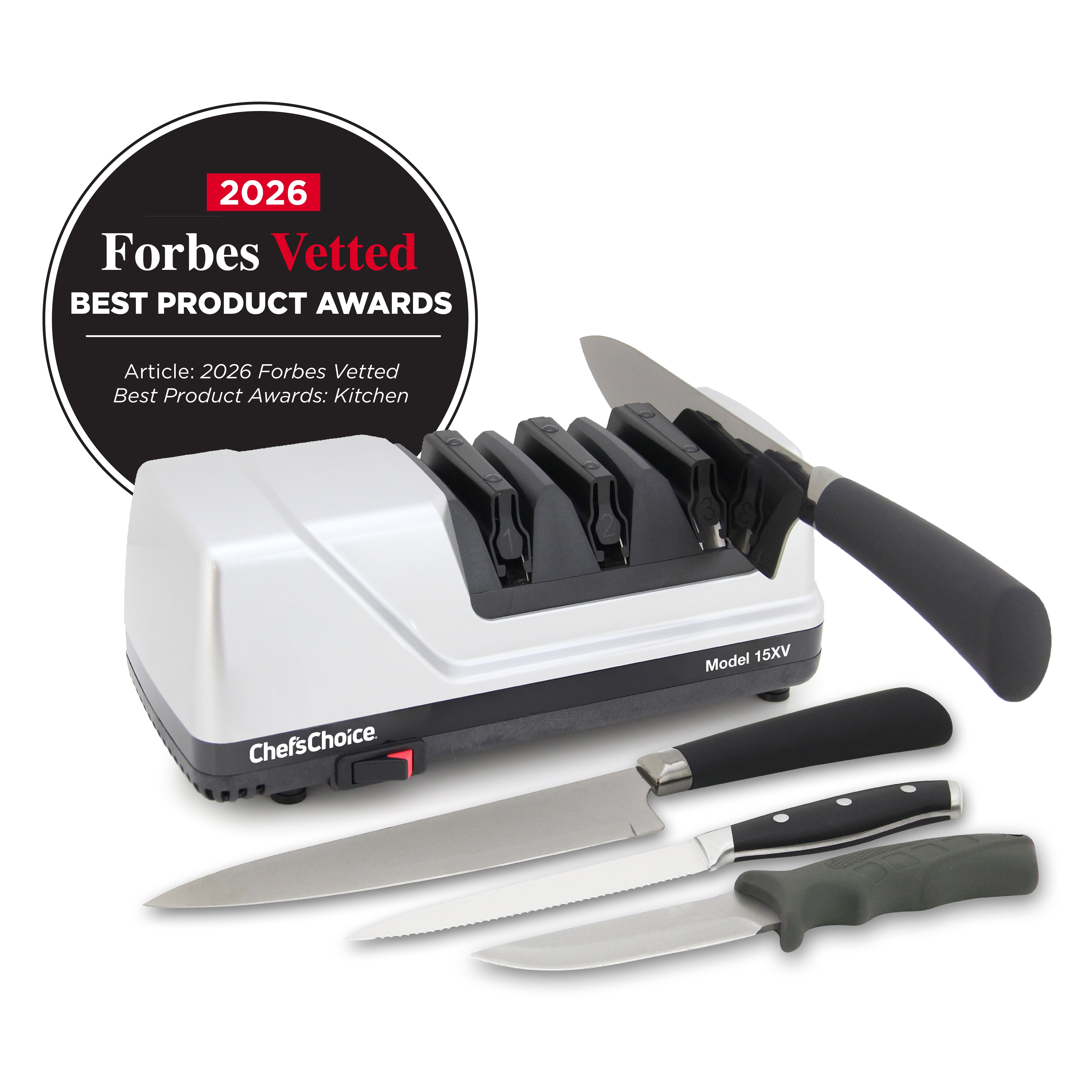 Chef'sChoice Trizor XV EdgeSelect Model 15XV Electric Knife Sharpener