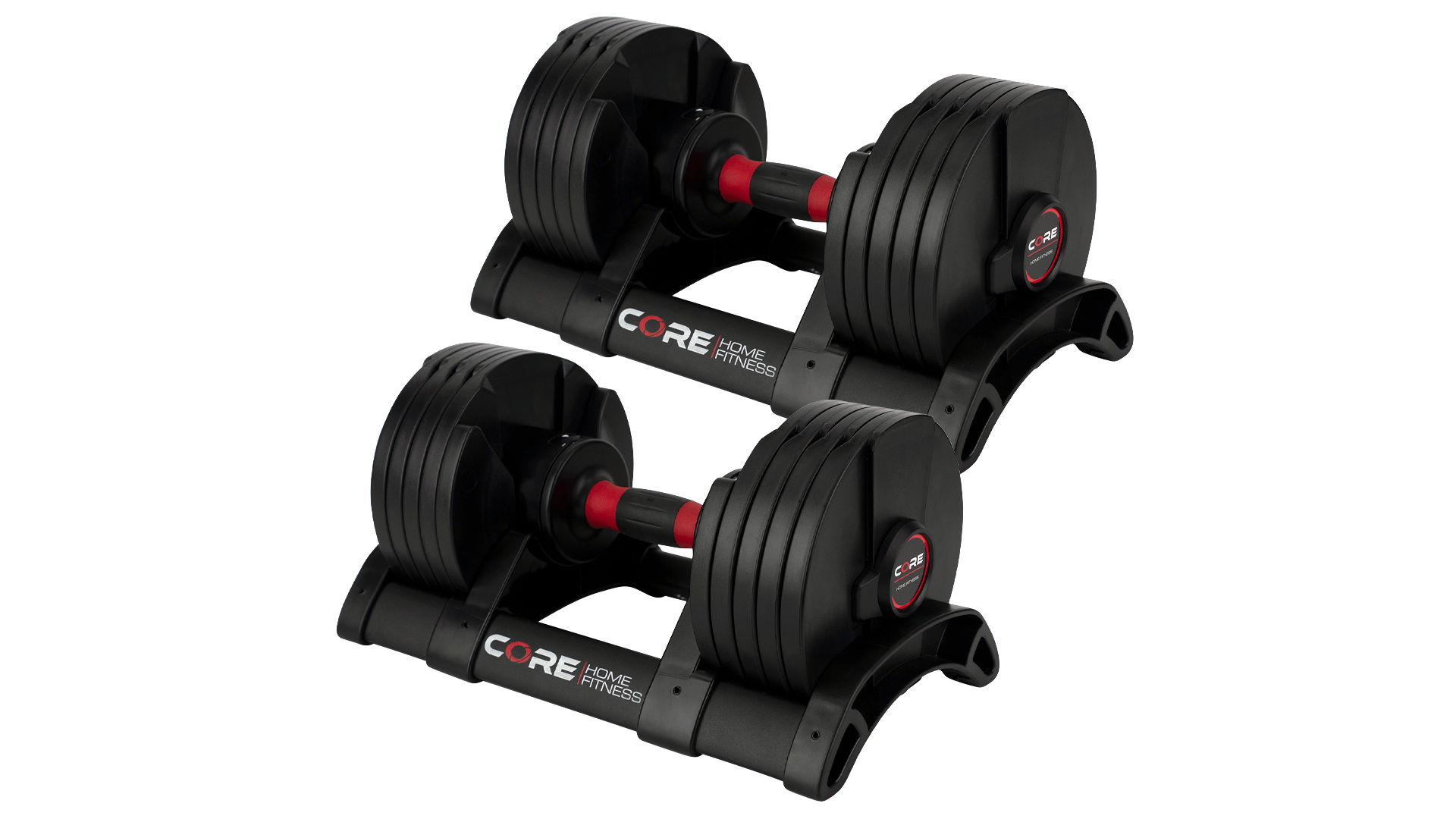 Core Home Fitness Adjustable Dumbbell Weight Set (5–50 lb)