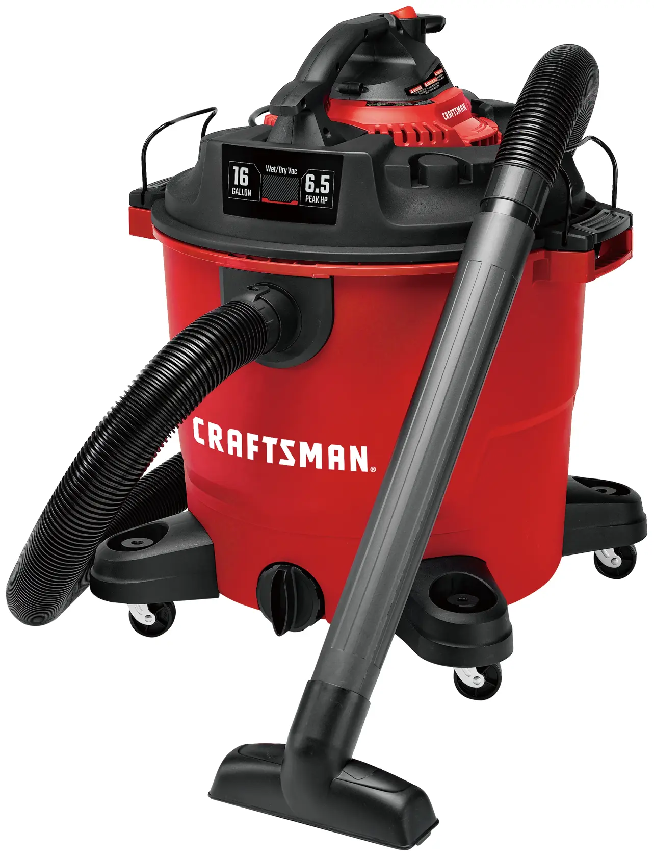 CRAFTSMAN CMXEVBE17595 16-Gallon 6.5 Peak HP Wet/Dry Vac