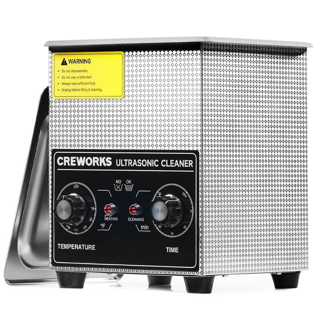 CREWORKS 2L Knob-Control Ultrasonic Cleaner (DUC-M02J-US)