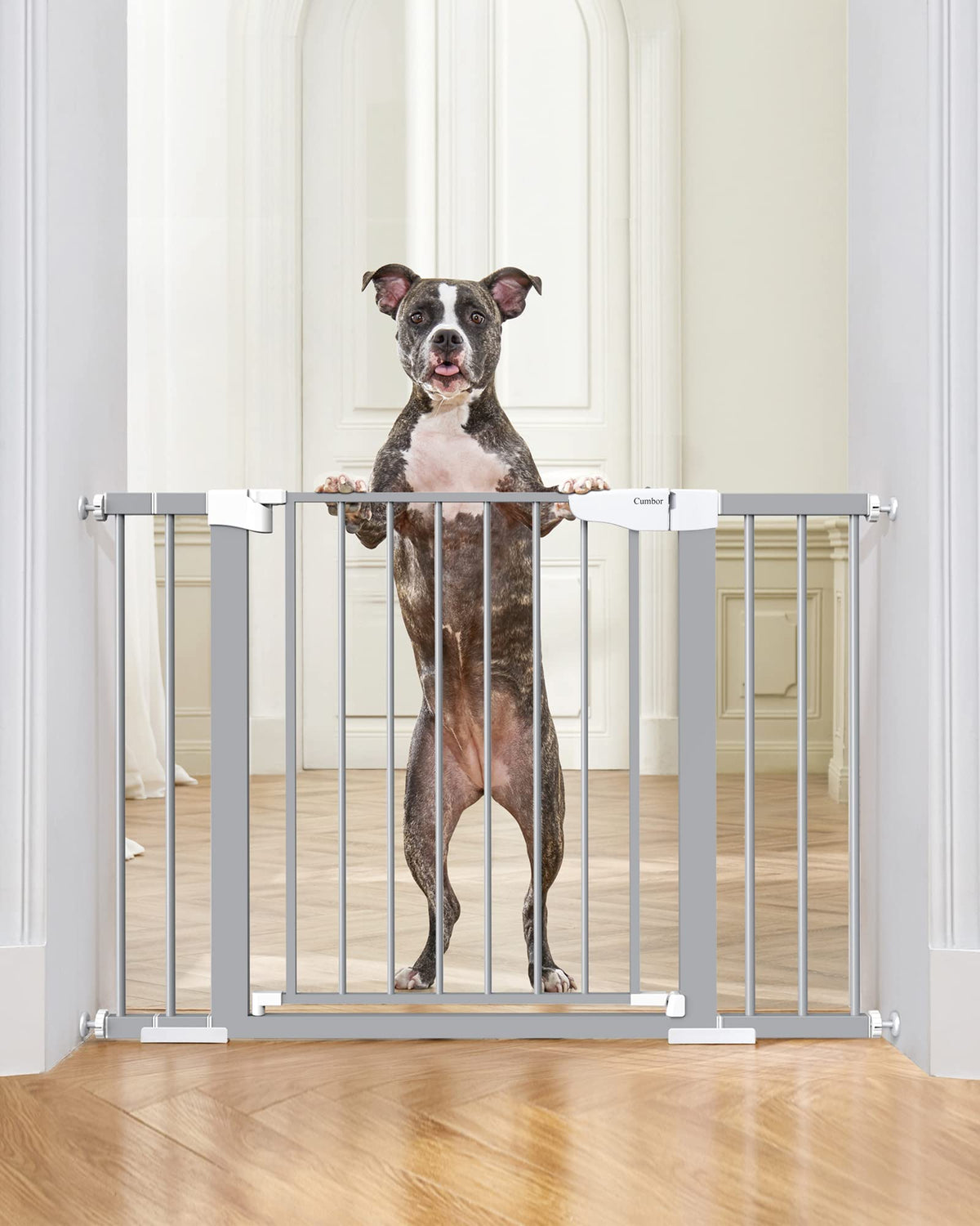 Cumbor Auto Close Baby Gate for Stairs (29.7-46 in)