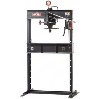 Dake 25H 25 Ton Hand-Operated Hydraulic H-Frame Shop Press