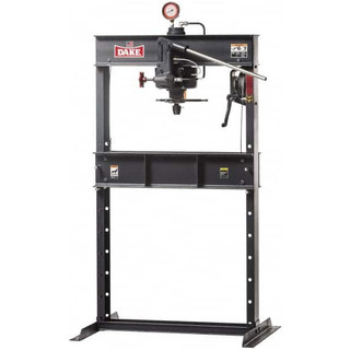 Dake 25H 25 Ton Hand-Operated Hydraulic H-Frame Shop Press