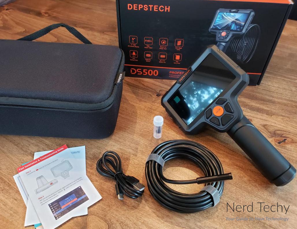DEPSTECH DS500 Dual Lens Inspection Camera