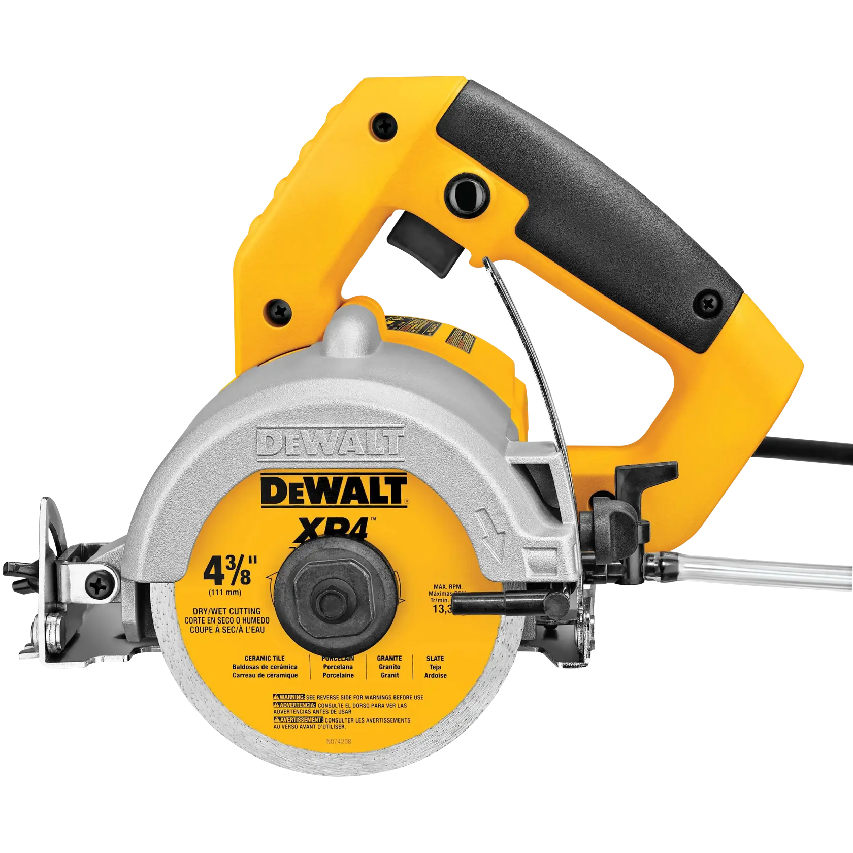 DeWalt DWC860W 4-3/8 in. Corded Wet/Dry Handheld Tile Cutter