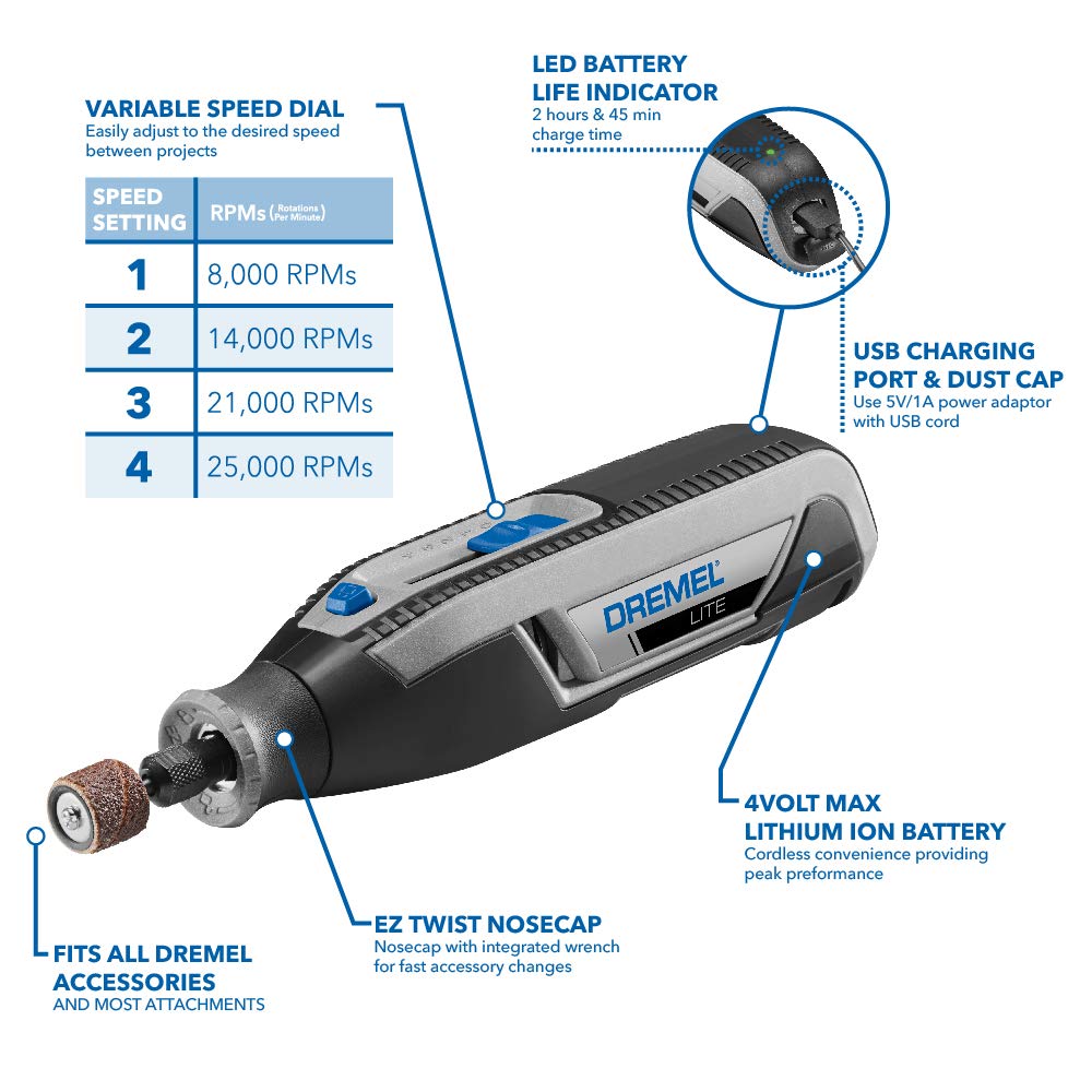 Dremel Lite 7760 Cordless Rotary Tool