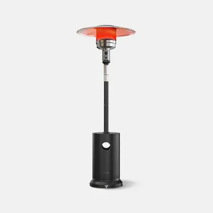 EAST OAK TORCH 50,000 BTU Propane Patio Heater with Round Table — EAST OAK