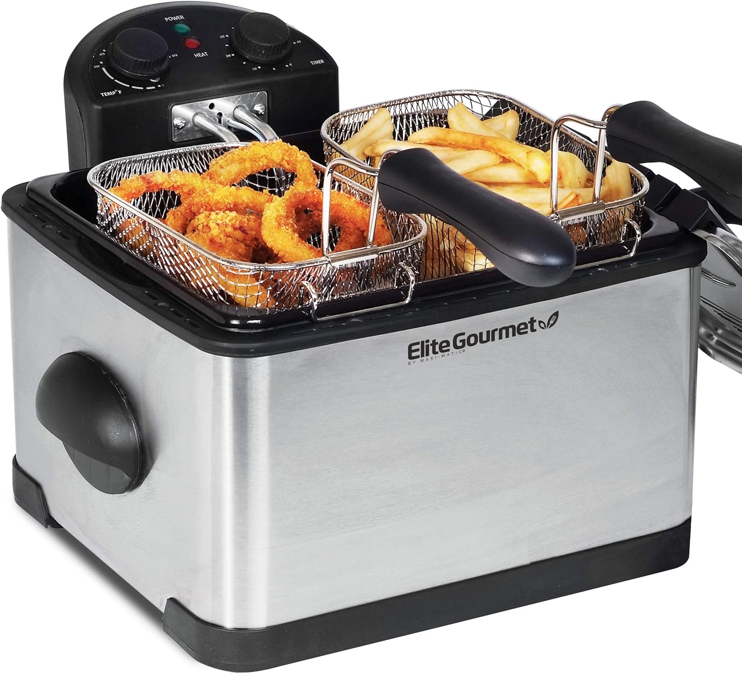 Elite Gourmet Electric Immersion Deep Fryer EDF-401T