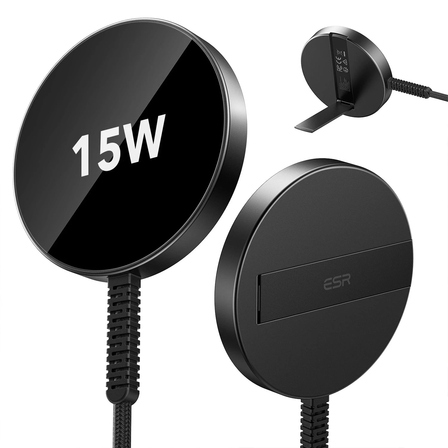 ESR HaloLock Kickstand Wireless Charger (Qi2 15W)