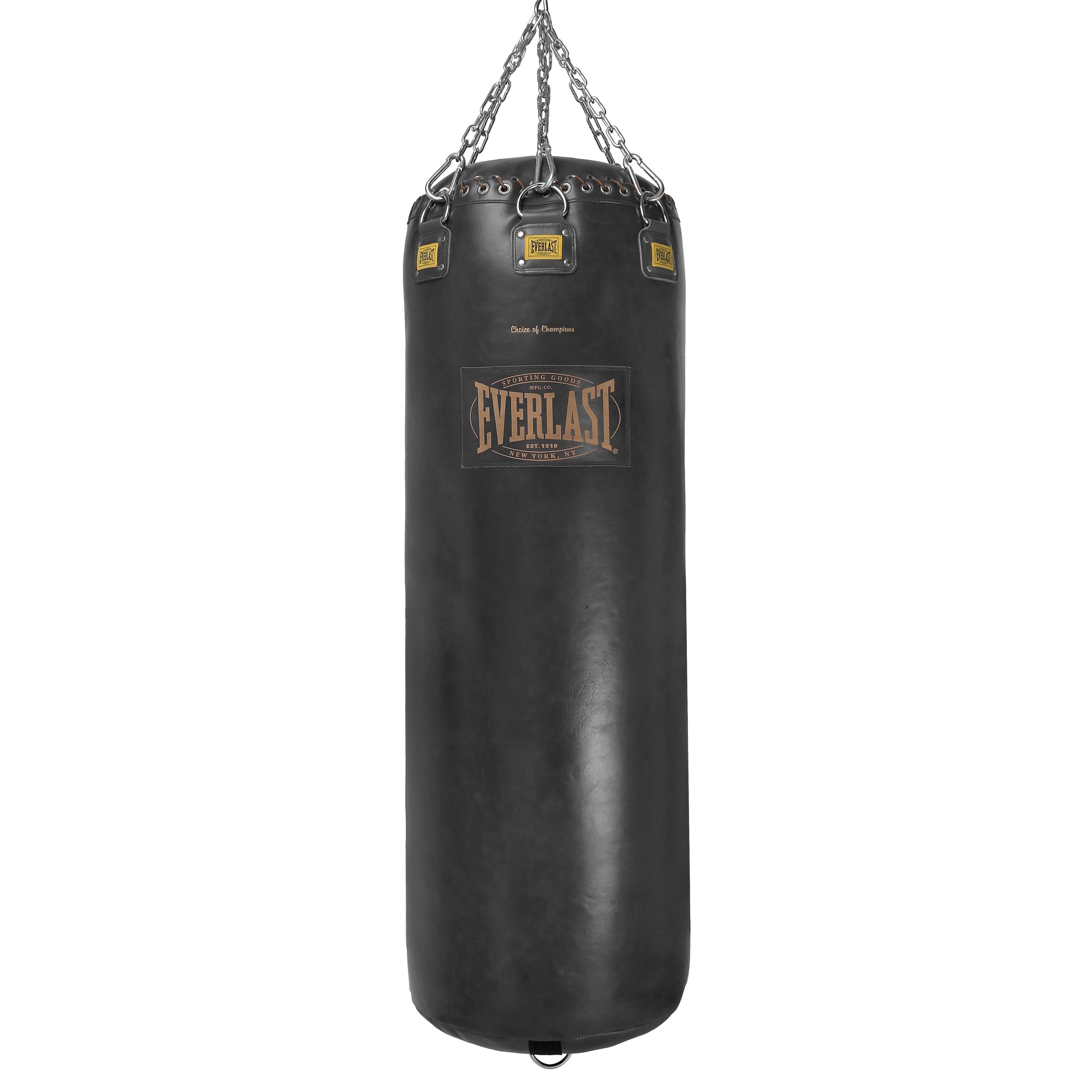Everlast 1910 Pro 100lb Leather Heavy Punching Bag