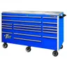 Extreme Tools EX7217RCQ 72 in. 17-Drawer Triple-Bank EX Professional Series Roller Cabinet