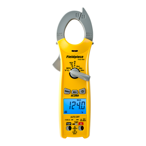 Fieldpiece SC260 Compact Clamp Meter with True RMS