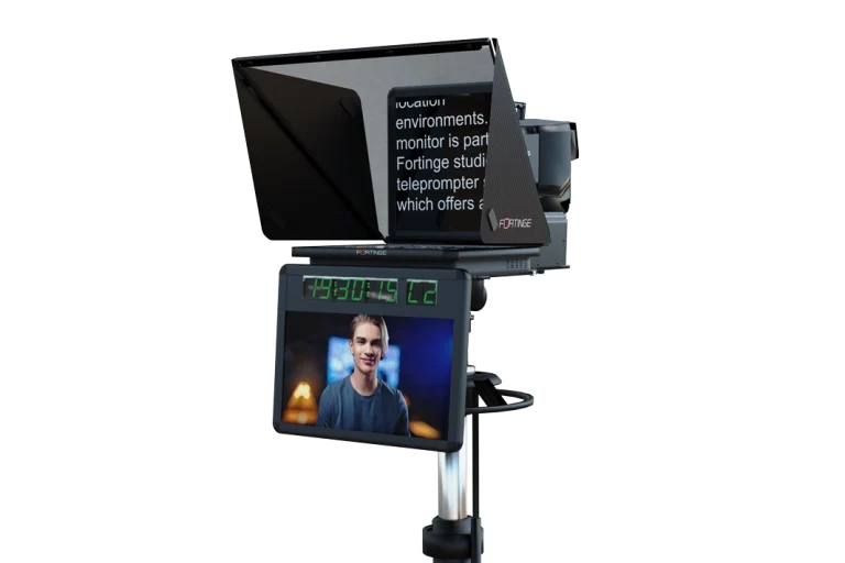 Fortinge VEGA 19in Carbon Hood Studio Teleprompter