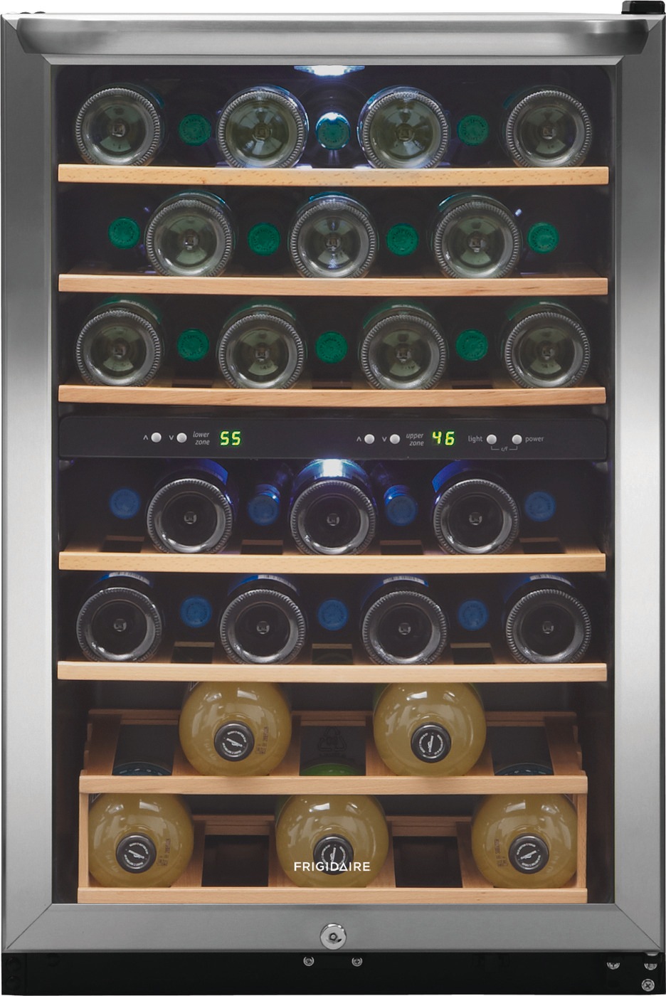 Frigidaire FFWC3822QS 38-Bottle Dual Zone Wine Cooler