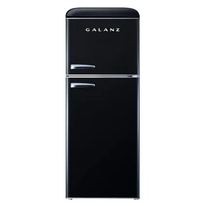Galanz GLR46TBKER Retro 4.6 Cu Ft Mini Fridge with Dual Door