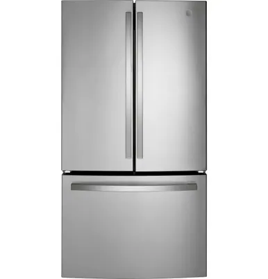 GE 27.0 cu. ft. Fingerprint Resistant French-Door Refrigerator — GE