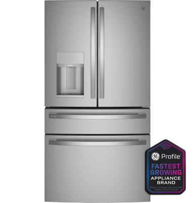 GE Profile 27.9 cu. ft. Smart 4-Door French-Door Refrigerator with Door In Door