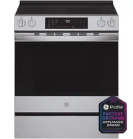 GE Profile 30 in. Smart Slide-In Induction Range