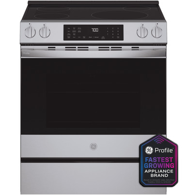 GE Profile 30 in. Smart Slide-In Induction Range