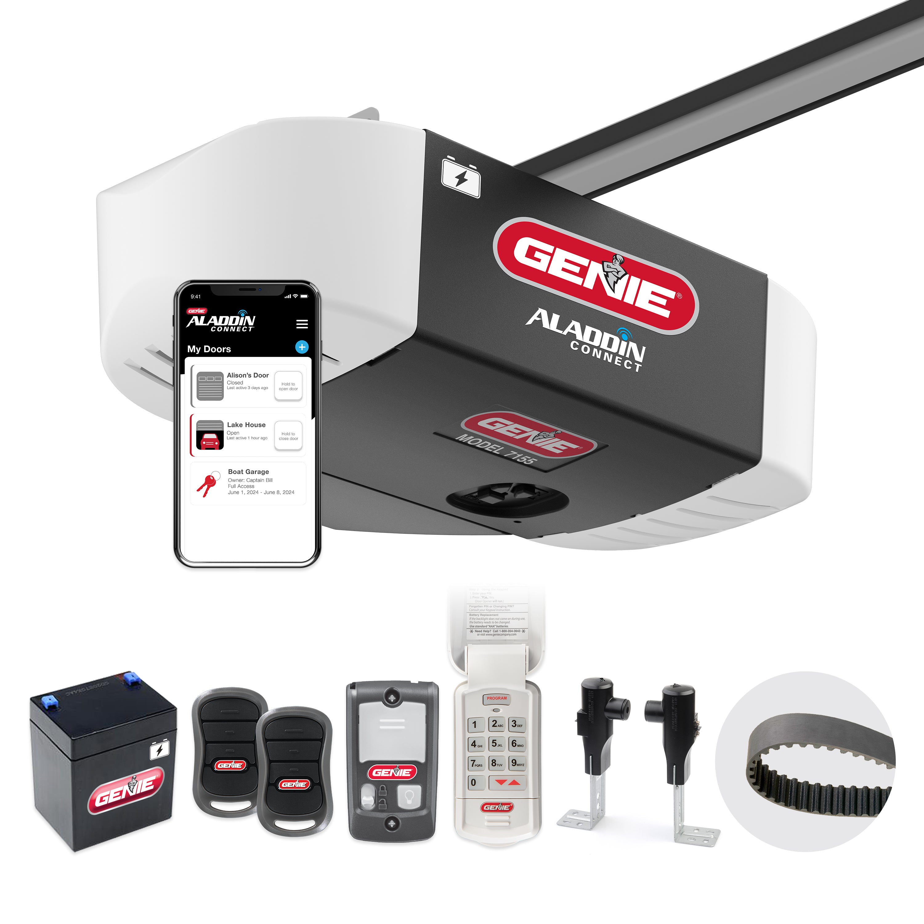 Genie StealthDrive Connect 7155-TKV Belt Drive