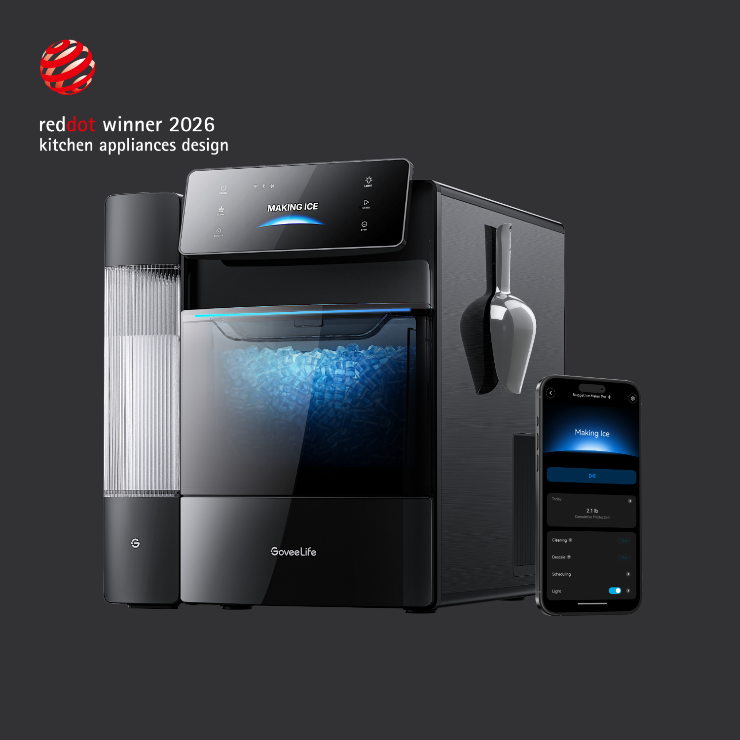 GoveeLife Smart Nugget Ice Maker Pro