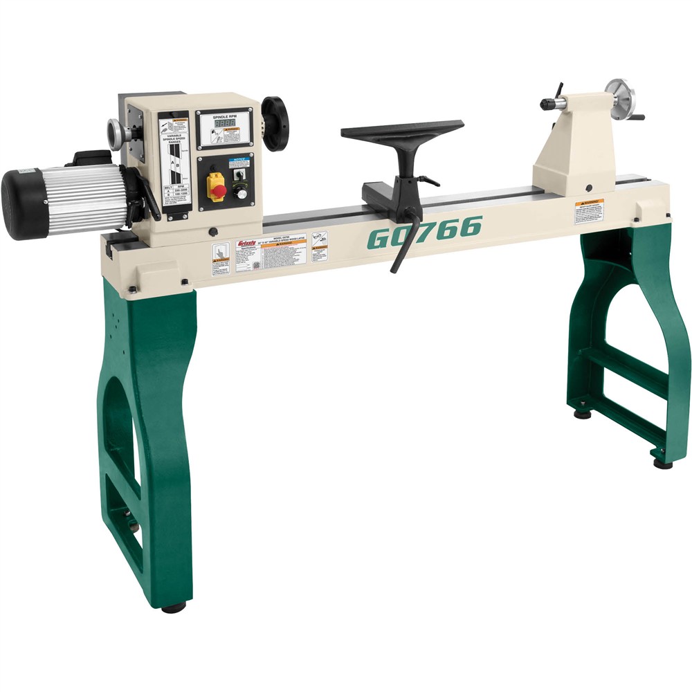 Grizzly G0766 22" x 42" Variable-Speed Wood Lathe