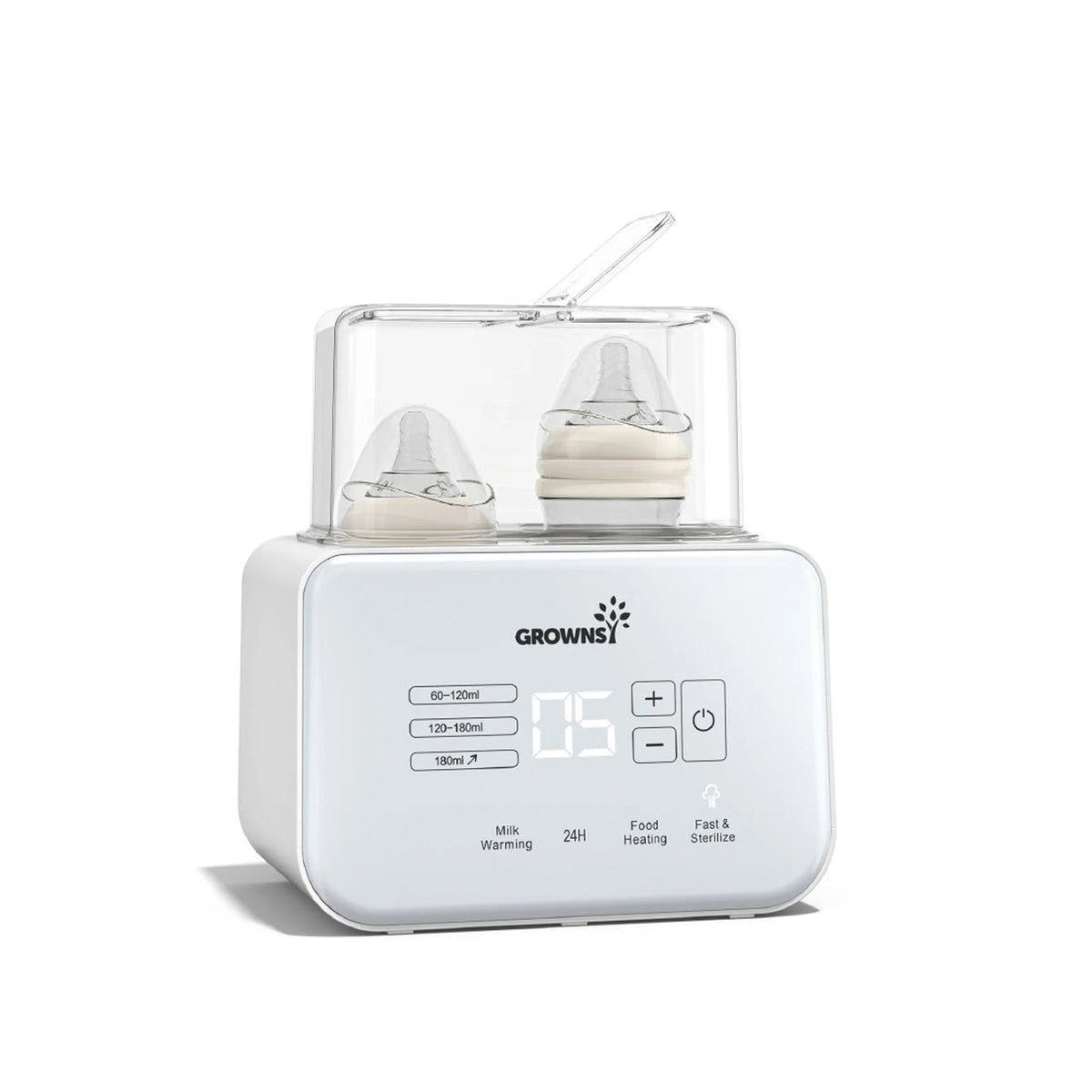 GROWNSY 8-in-1 Fast Baby Bottle Warmer