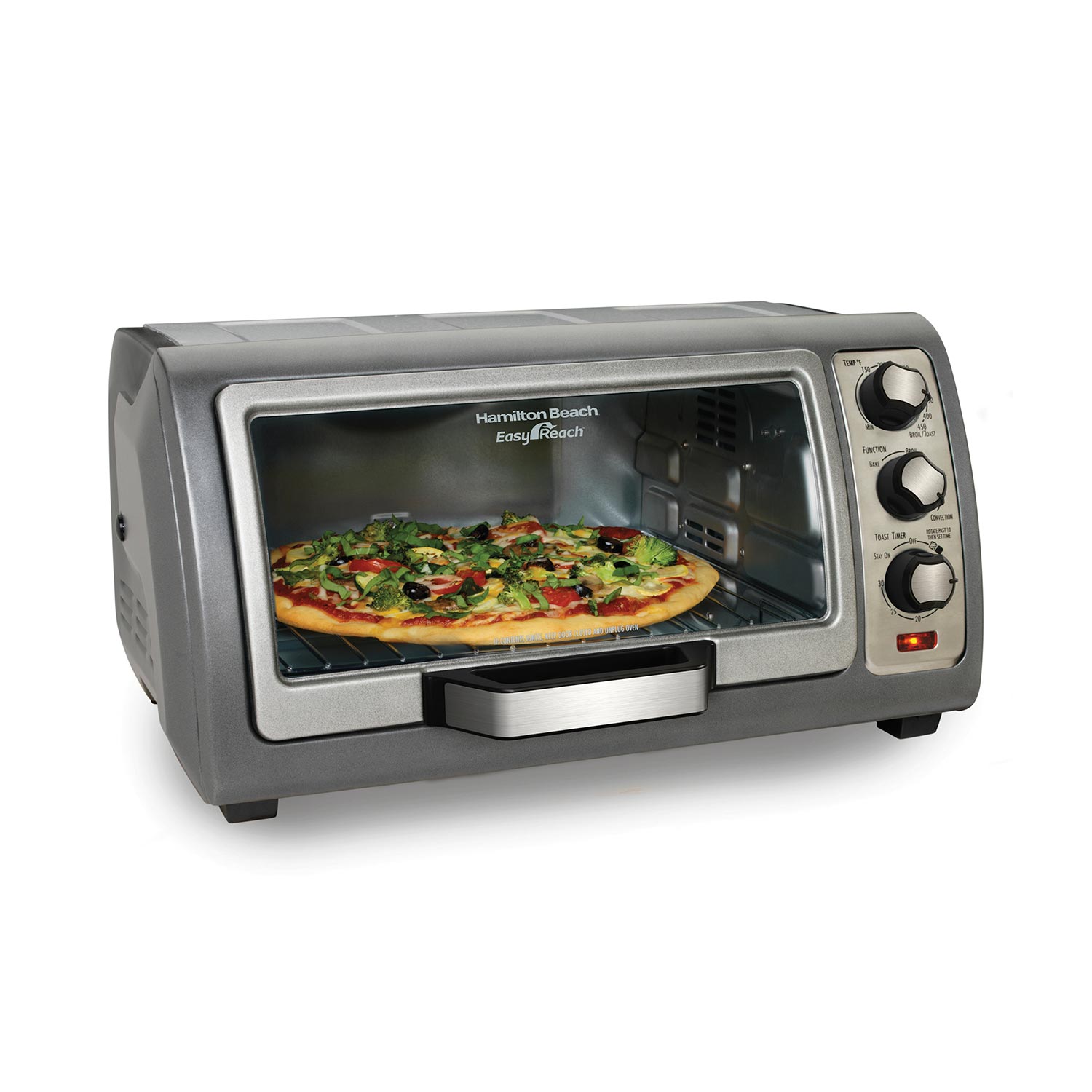Easy Reach Toaster Oven with Roll-Top Door (31123D)