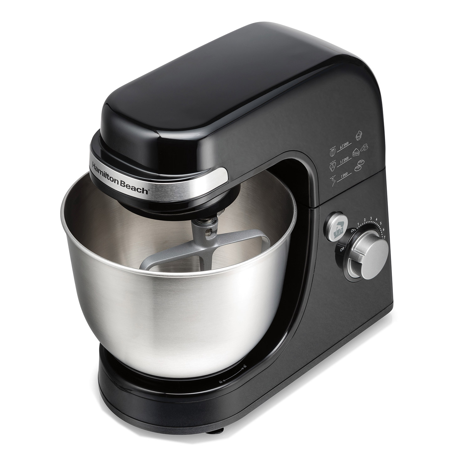 Hamilton Beach 7-Speed 4-Qt Tilt-Head Stand Mixer (63390)