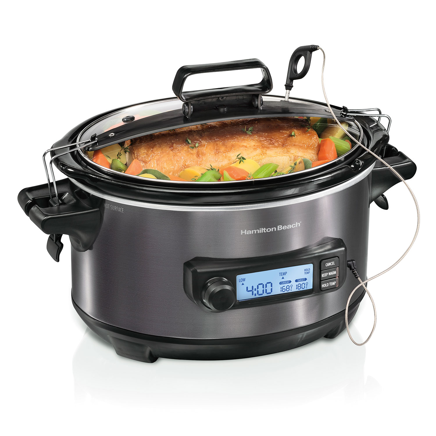 Hamilton Beach Temp Tracker 6-Quart Slow Cooker (33866)