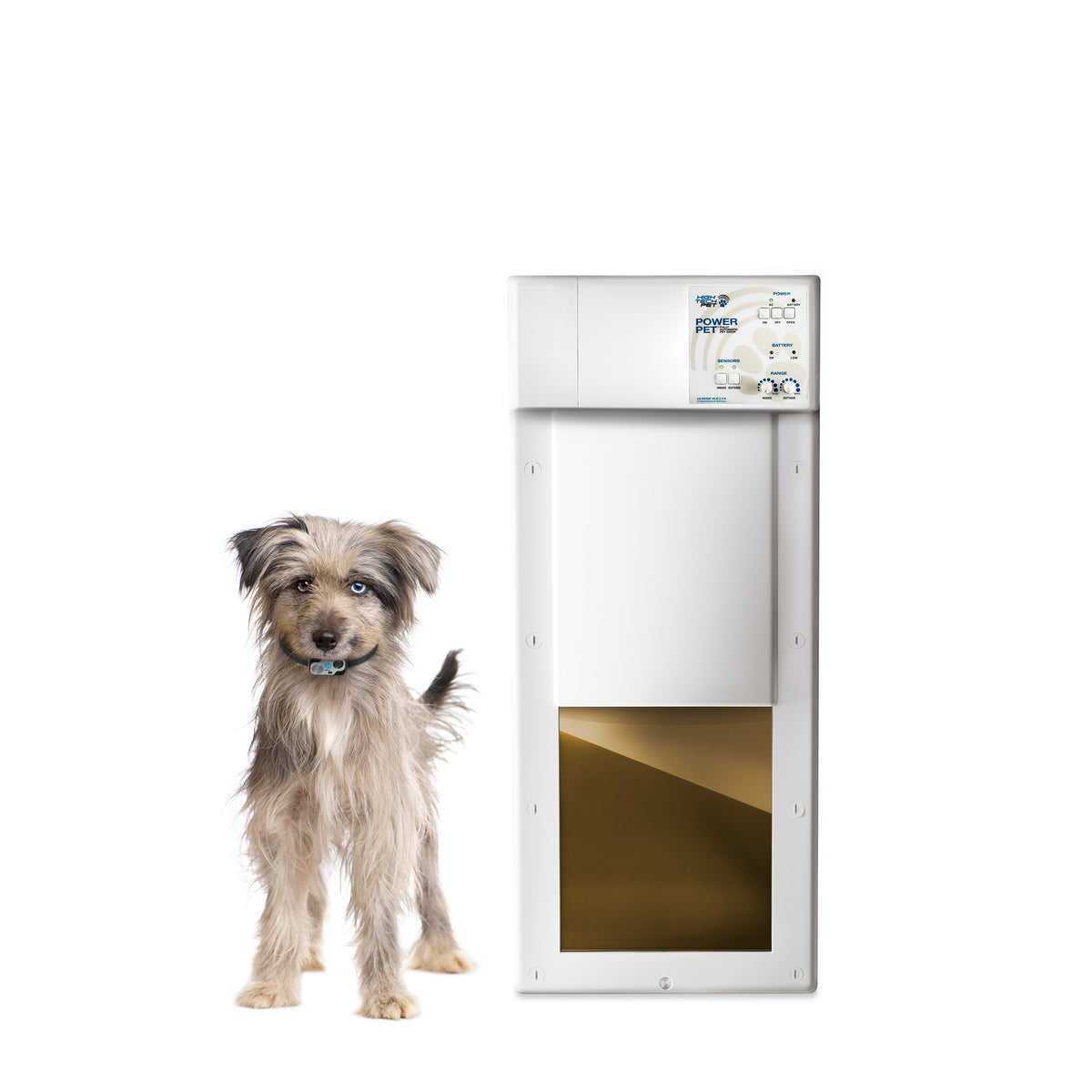 High Tech Pet Power Pet PX-1 Medium Automatic Pet Door (Standard Door Mount)