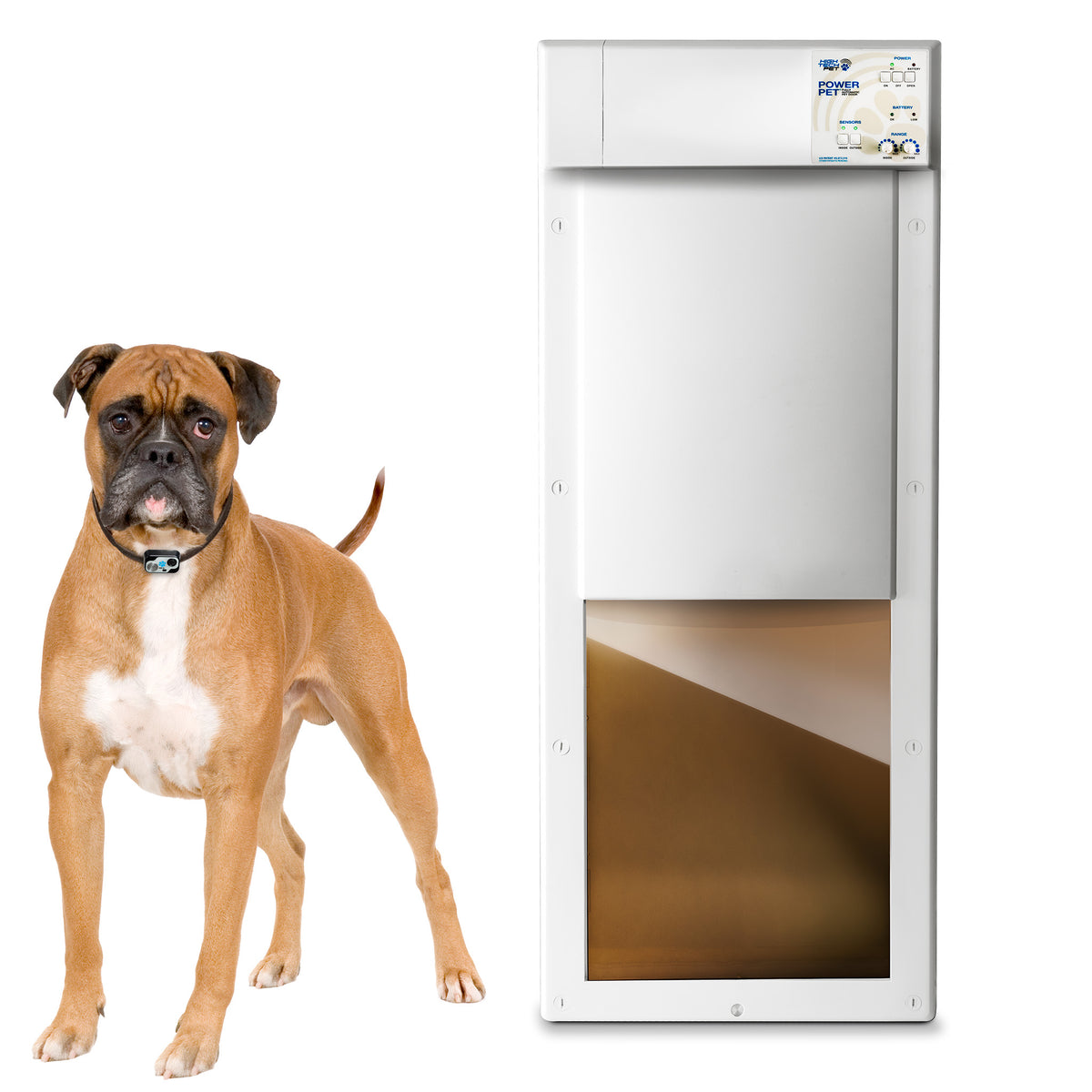 High Tech Pet Power Pet PX-2 Large Automatic Pet Door (Standard Door Mount)